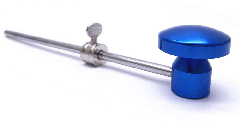 Jiayouy 2 Pieces Bass Drum Pedal Beater Aluminum Alloy Hammer Head Percussion Instrument Accessory Part Blue 2