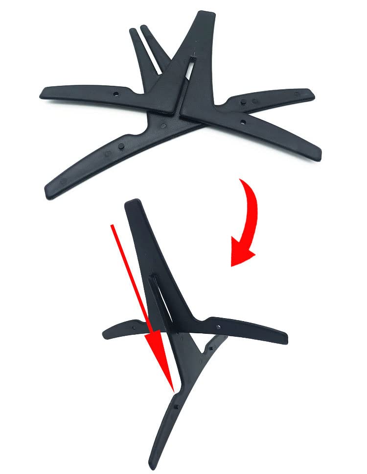 Tuoren Bb Clarinet Stand Holder Portable Detachable Tripod Holder Stand For Clarinet Wind Instrument Black