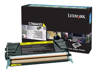 Lexmark C746A1Yg C746 C748 Yellow Return Prog