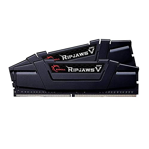 G.Skill Ripjaws V Series (Intel Xmp) Ddr4 Ram 16Gb (2X8Gb) 3200Mt/S Cl16-18-18-38 1.35V Desktop Computer Memory Udimm - Black (F
