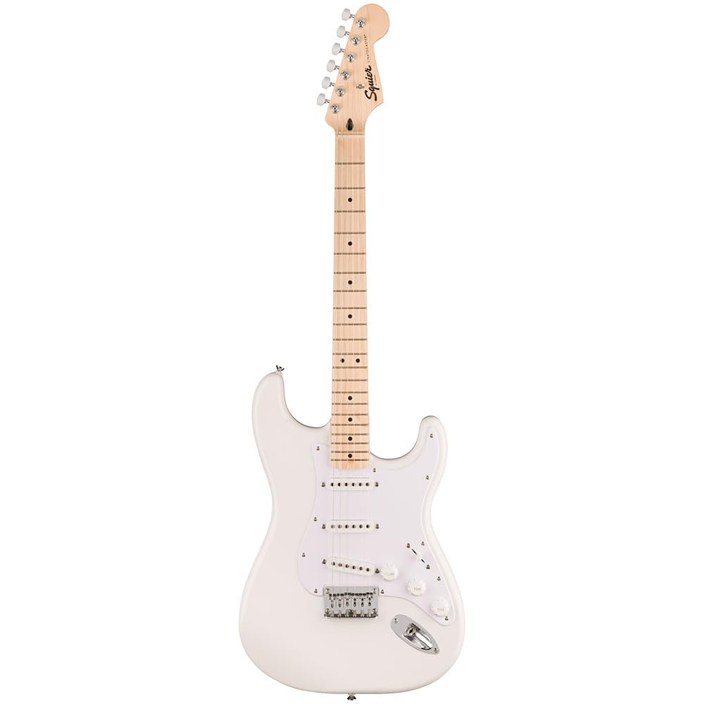 Fender Squier Sonic Stratocaster Hss Electric Guitar, Laurel Fingerboard, White Pickguard - Surf Green
