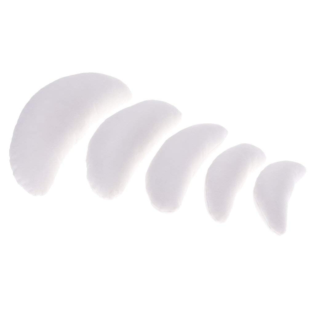 5Pcs Newborn Baby Photography Props Moon Pillow Posing Props Newborn Basket Filler Fotografia   White