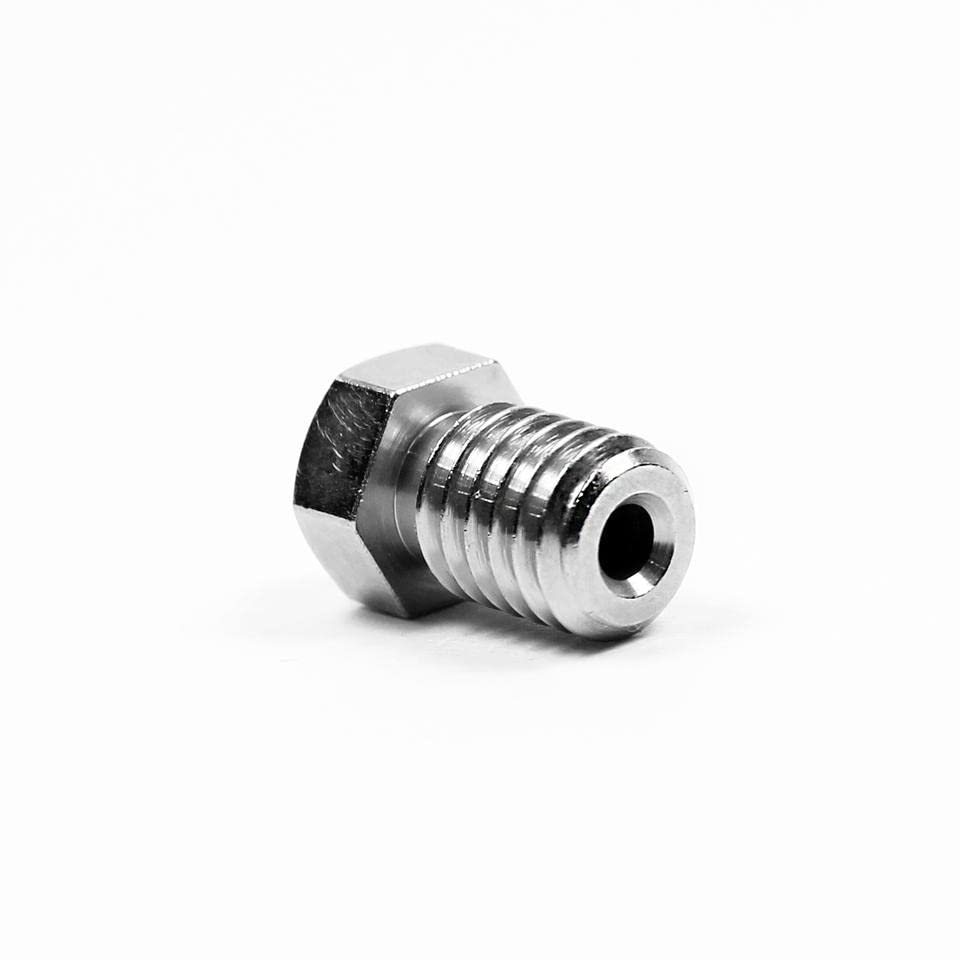 Microswiss Plated Wear Resistant Nozzle Reprap - M6 Thread 1.75Mm V6 Compatible (.2Mm)
