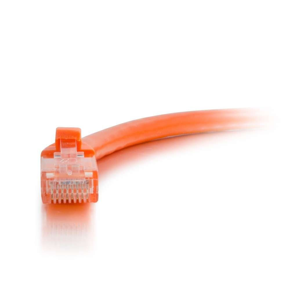 C2G 04021 Cat6 Cable   Snagless Unshielded Ethernet Network Patch Cable, Orange (12 Feet, 3.65 Meters)