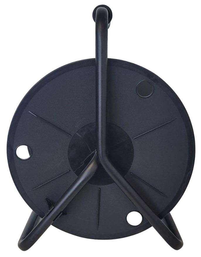 AUDIO 2000'S ADC271CB Deluxe Portable Cable Cord Reel 720ft 6mm Capacity Black