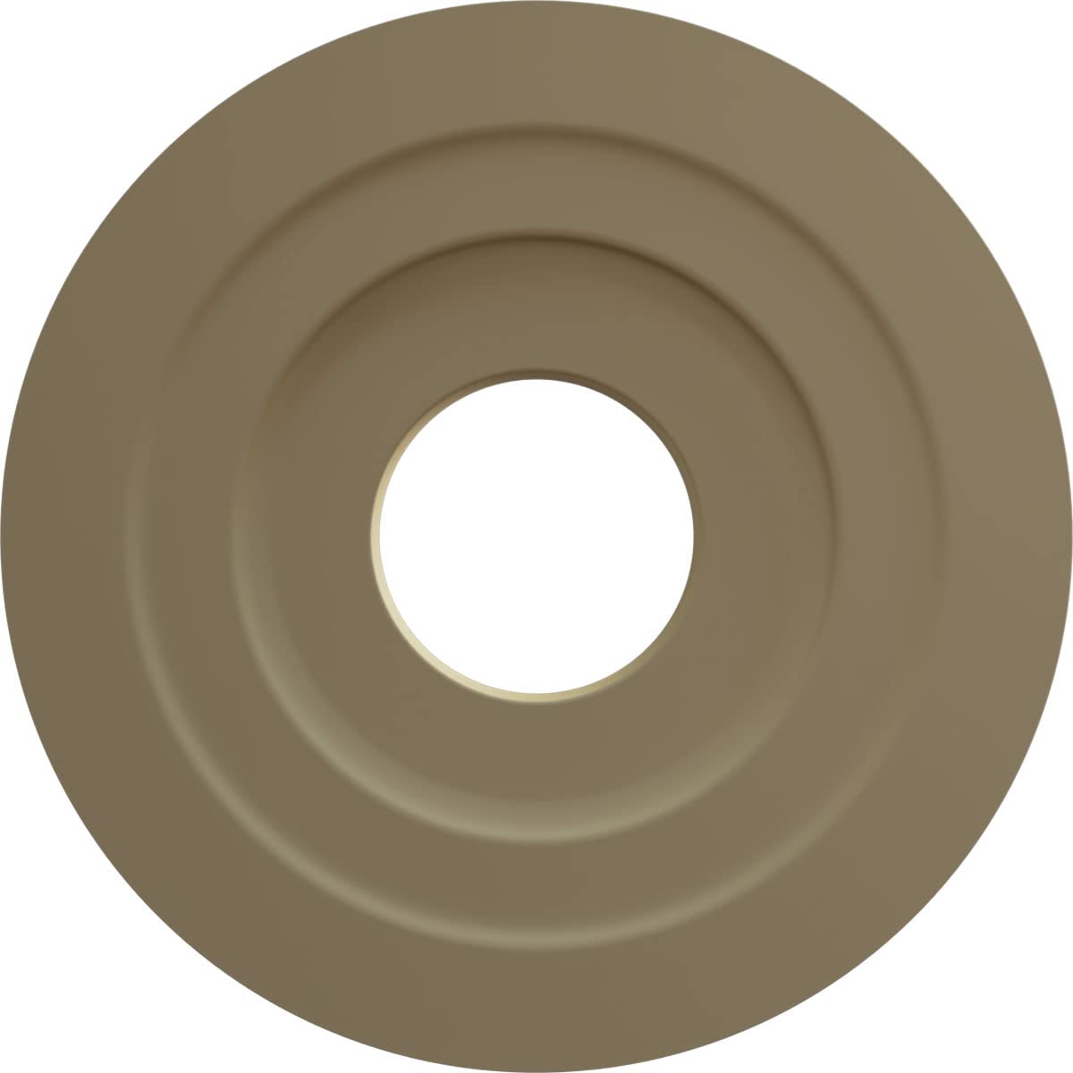 Ekena Millwork Cm12Na Nadia Ceiling Medallion, 12 1/8''Od X 3 5/8''Id X 7/8''P, Factory Primed