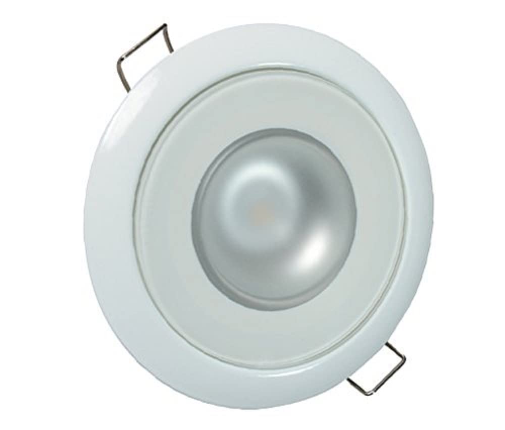 Lumitec 113128 Mirage Led Exterior Or Interior Down Light, Flush Mount, White Bezel, White Dimming, Red Non-Dimming, Blue Non-Di,WBLITB00976MTFC