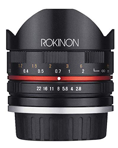 Rokinon 8Mm F2.8 Umc Fisheye Ii (Black) Lens For Fuji X Mount Digital Cameras (Rk8Mbk28 Fx)