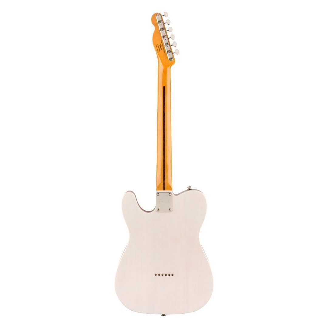 Squier Classic Vibe 50S Telecaster Electric Guitar, With 2-Year Warranty, White Blonde, Maple Fingerboard