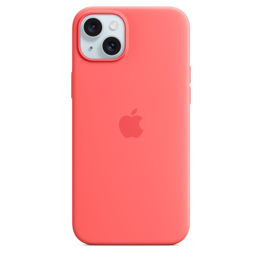 Apple Iphone 15 Plus Silicone Case With Magsafe   Guava