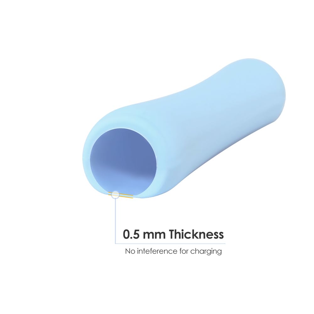 Proelife 2 Pack Ergonomics Grip Holder For Apple Pencil 2Nd Gen, Apple Pencil (Usb C) And Apple Pencil Pro 2024 Accessory Silico