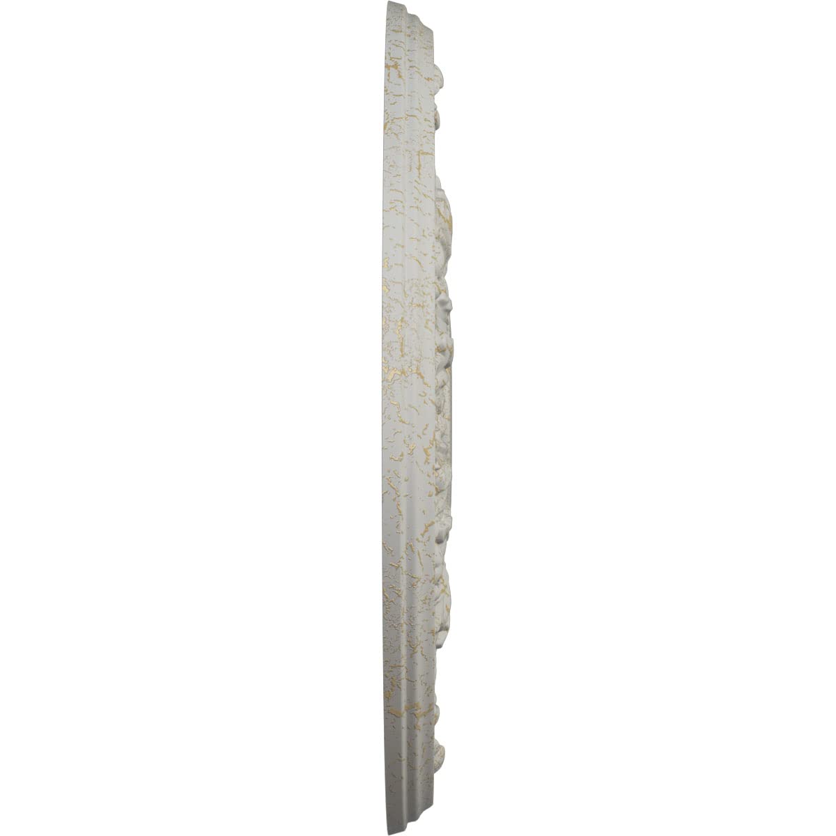 Ekena Millwork Cm16Appcc Apollo Ceiling Medallion, 16 1/2''Od X 3 5/8''Id X 1 1/8''P, Hand Painted Pot Of Cream Crackle