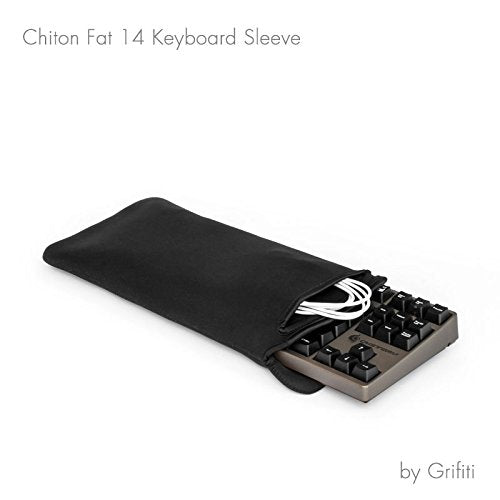 Grifiti Chiton Fat 14 7 X 14 Neoprene Keyboard Sleeve Cover For 14 Inch Tenkeyless Mechanical & Standard 10Keyless Keyboards Por