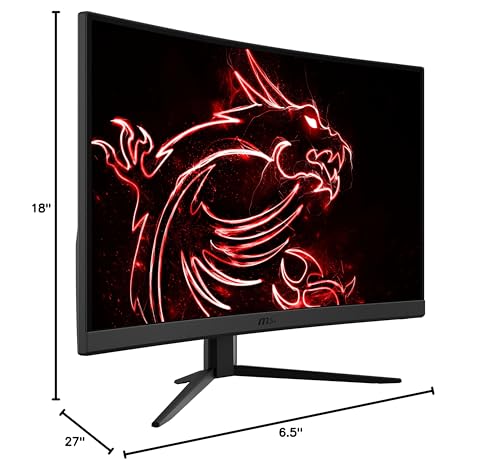 Msi G27C4 E2 27 Gaming Monitor 1920 X 1080 (Fhd) Va 170Hz Freesync Premium Hdmi Displayport Tilt