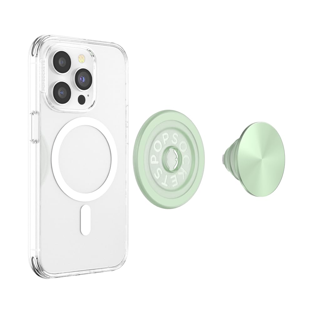 Popsockets Phone Grip With Expanding Kickstand, Compatible With Magsafe, Adapter Ring For Magsafe Included, Wireless Charging Co