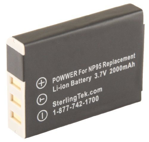 Stk'S Fuji Np 95 Battery   2000 Mah For Fujifilm Finepix X100S, X100, F30, X S1, F31Fd, Real 3D W1, Np 95, Bc 65