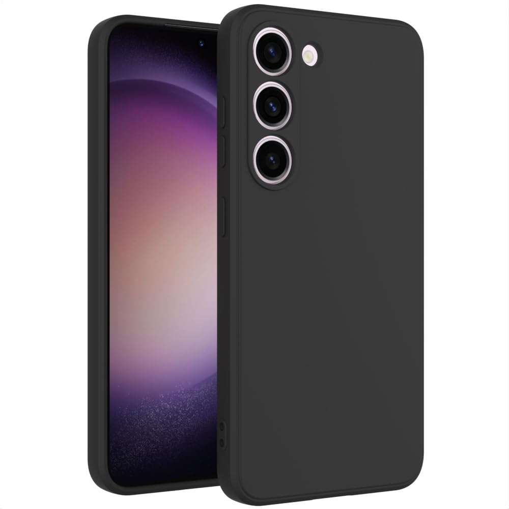 Wogroo For Samsung Galaxy S24 Case Black, Scratch Resistant With Soft Touch, Slim Thin Phone Cover For Samsung Galaxy S24