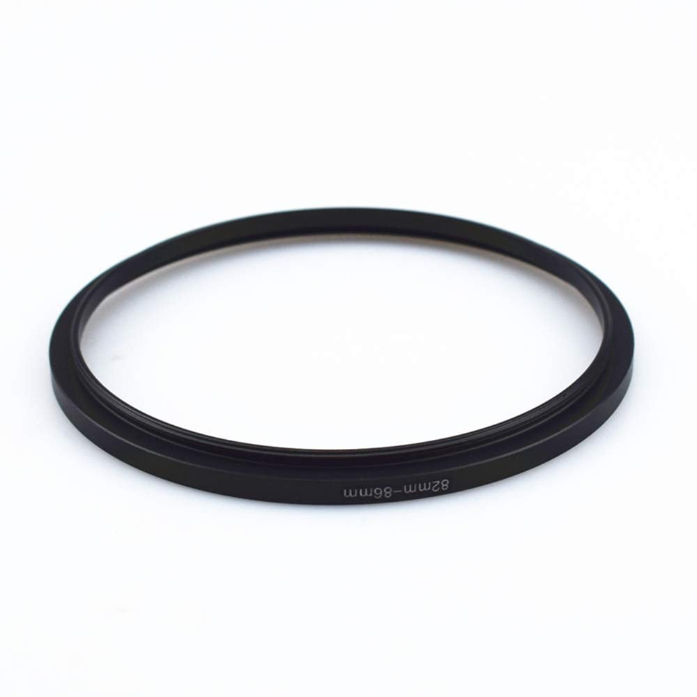 82Mm 86Mm Metal Ring/82Mm To 86Mm Step Up Ring For Filters,Made Of Cnc Machined With Matte Black Electroplated Finish,Compatible With All 82Mm Camera Lenses & 86Mm Accessories