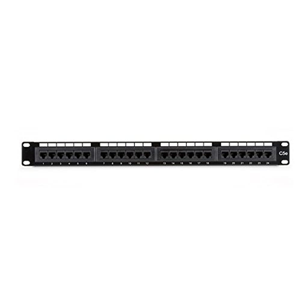 Black Box Corp Cate5E 24 Port Network Patch Panel   24 X Rj 45, 110 Jpm5E24A