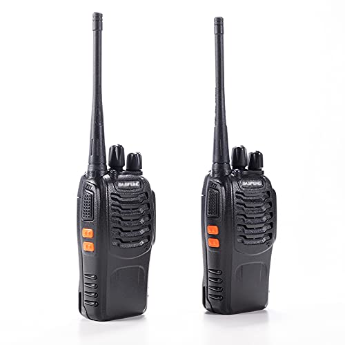 4 Pack Baofeng Bf 888S Ham Two Way Radio, Walkie Talkie With Rechargeable Battery, Headphone Wall Charger