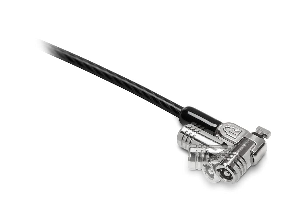 Kensington Cable Lock For Hp Laptops, Lenovo, Asus, Acer & Other Devices   New Smaller & Stronger Pivoting Lock Head (K65035Am)