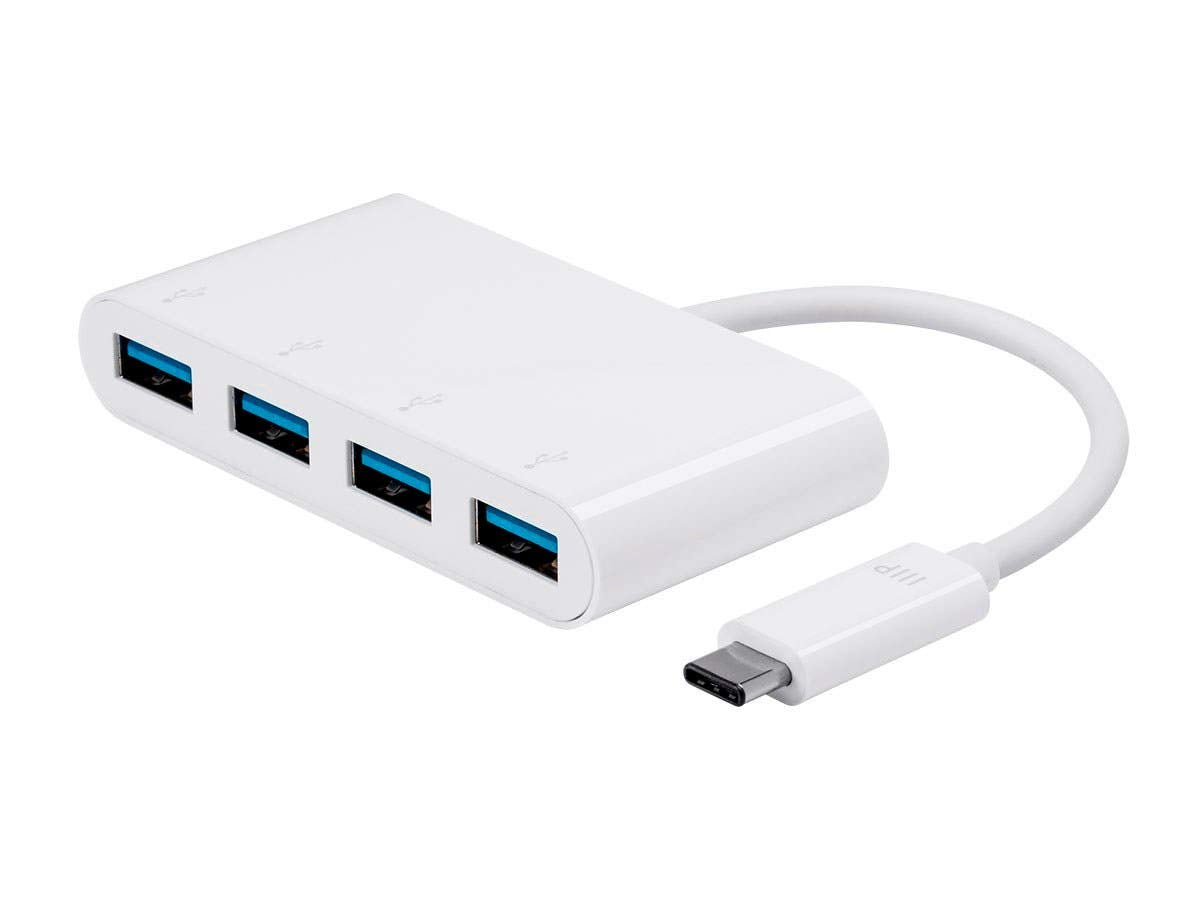 Monoprice Select Series Usb-C To 4X Usb-A 3.0 Adapter