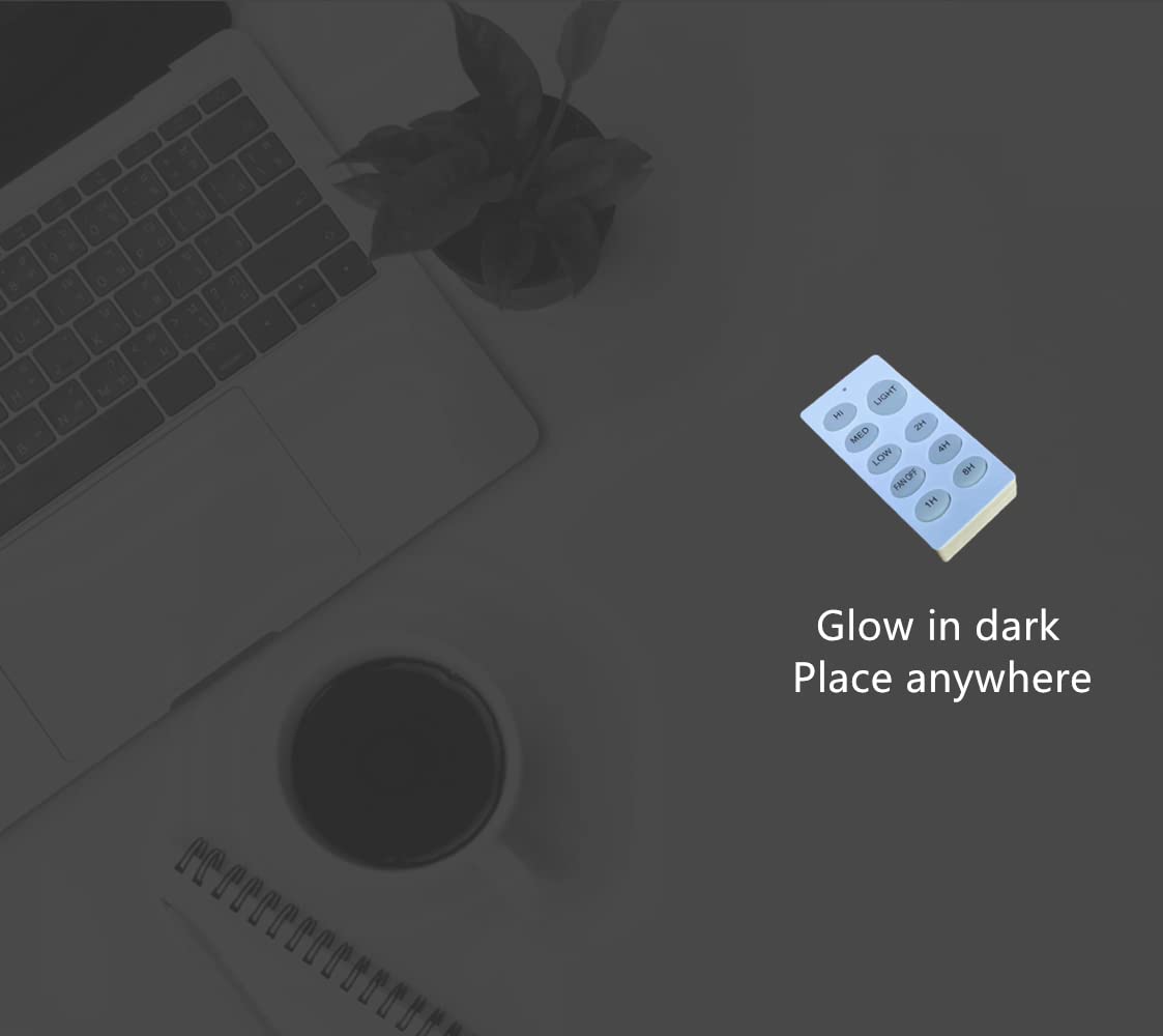 Nexete Universal Ceiling Fan Remote Control Kit,Wireless Wall Mounted Remote Control Switch & Receiver Replacement For Hunter We