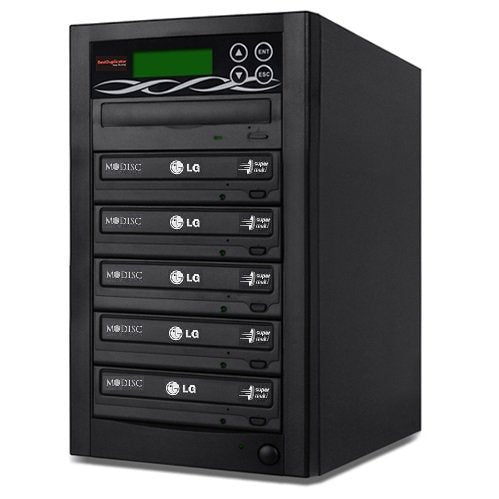 BestDuplicator Bd-Lg-5T 5 Target 24X Sata Dvd Duplicator With Built-In Lg Burner (1 To 5) -Like New