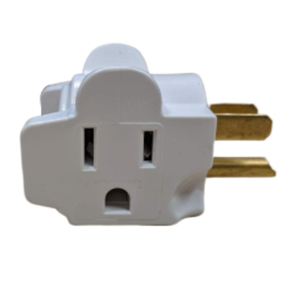 Hug A Plug Dual Outlet Wall Adapter, 6 Pack White