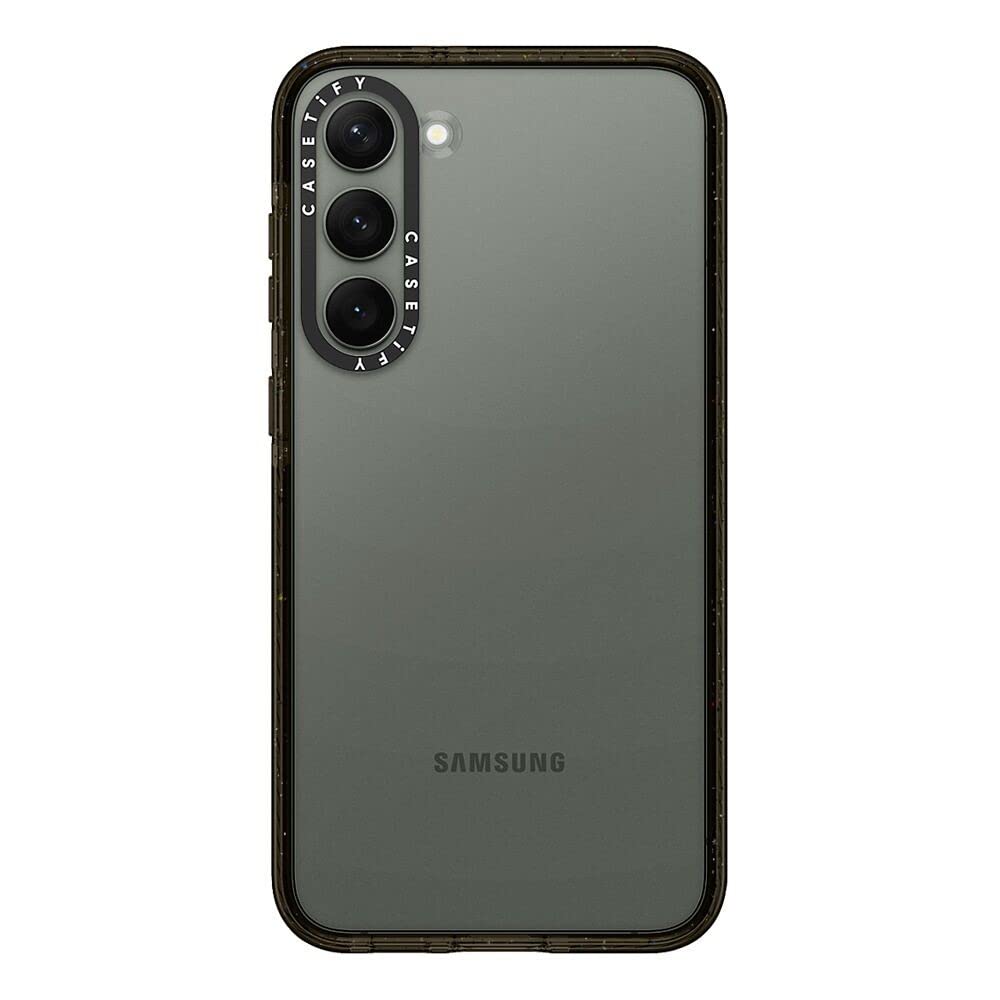 Casetify Impact Samsung Galaxy S23+ Case [4X Military Grade Drop Tested / 8.2Ft Drop Protection]   Clear Black
