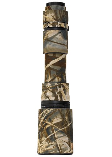 Lenscoat Tamron 200 500 Lens Cover (Realtree Max4 Hd) Camouflage Neoprene Camera Lens Protection Sleeve Lct200500M4