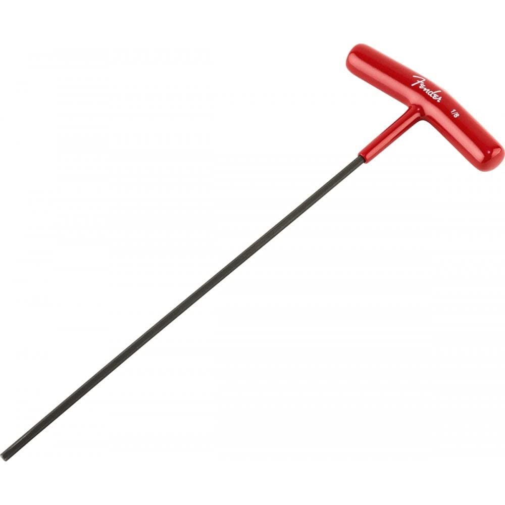 Fender Truss Rod Adjustment Wrench, T-Style, 1/8, Red Guitar Tools (7715532049)
