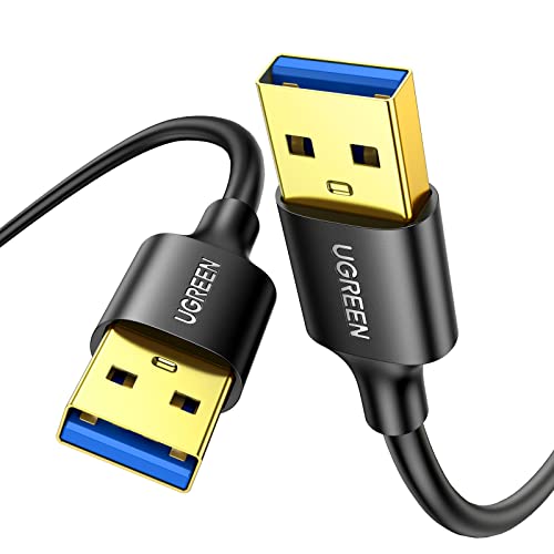 Ugreen Usb To Usb Cable, Type A Male To Male Cord For Data Transfer Compatible With Hard Drive, Laptop, Dvd Player, Tv, Hub, Mon