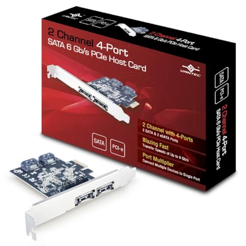 Vantec 2 Channel 4 Port Sata 6Gbps Pcie Host Card (Ugt St622)
