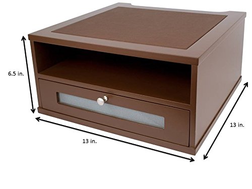 Victor Monitor Riser, B1175 (Mocha Brown)