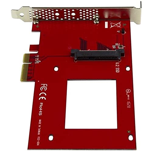 Startech.Com U.2 To Pcie Adapter - X4 Pcie - For 2.5 U.2 Nvme Ssd - Sff-8639 Pcie Adapter - U.2 Ssd - Pcie Ssd - U.2 Drive , Taa