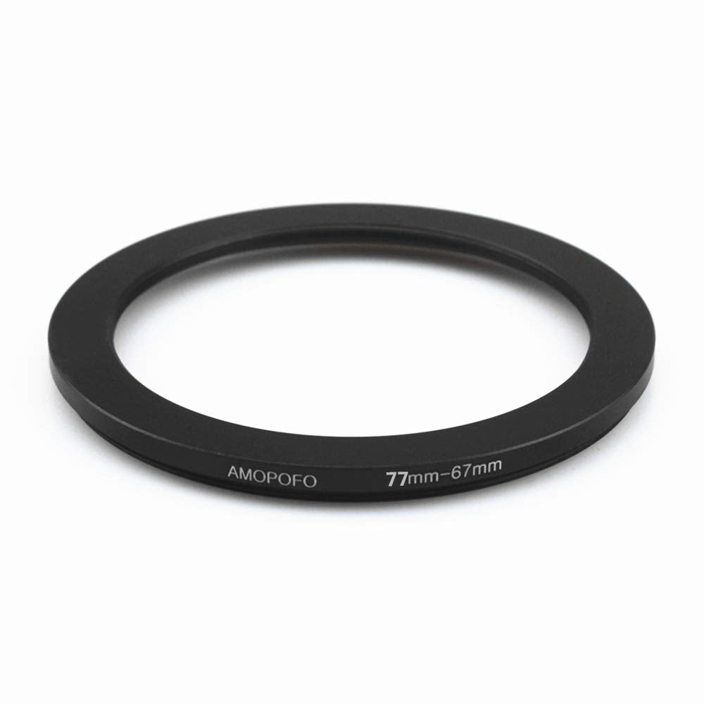 77Mm To 67Mm Camera Filters Ring Compatible All 77Mm Camera Lenses Or 67Mm Uv Cpl Filter Accessory,77 67Mm Camera Step Down Rings