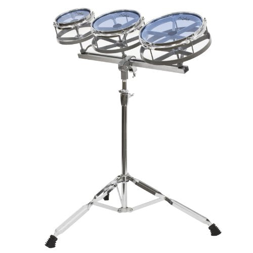 Kalos Roto Tom Drum Set With Stand, 6 Inch, 8 Inch And 10 Inch Tom Drums With Stand