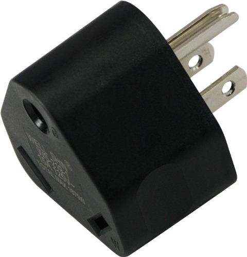 Conntek 14101 15A To Tt 30R Rv Plug Adapter , Black