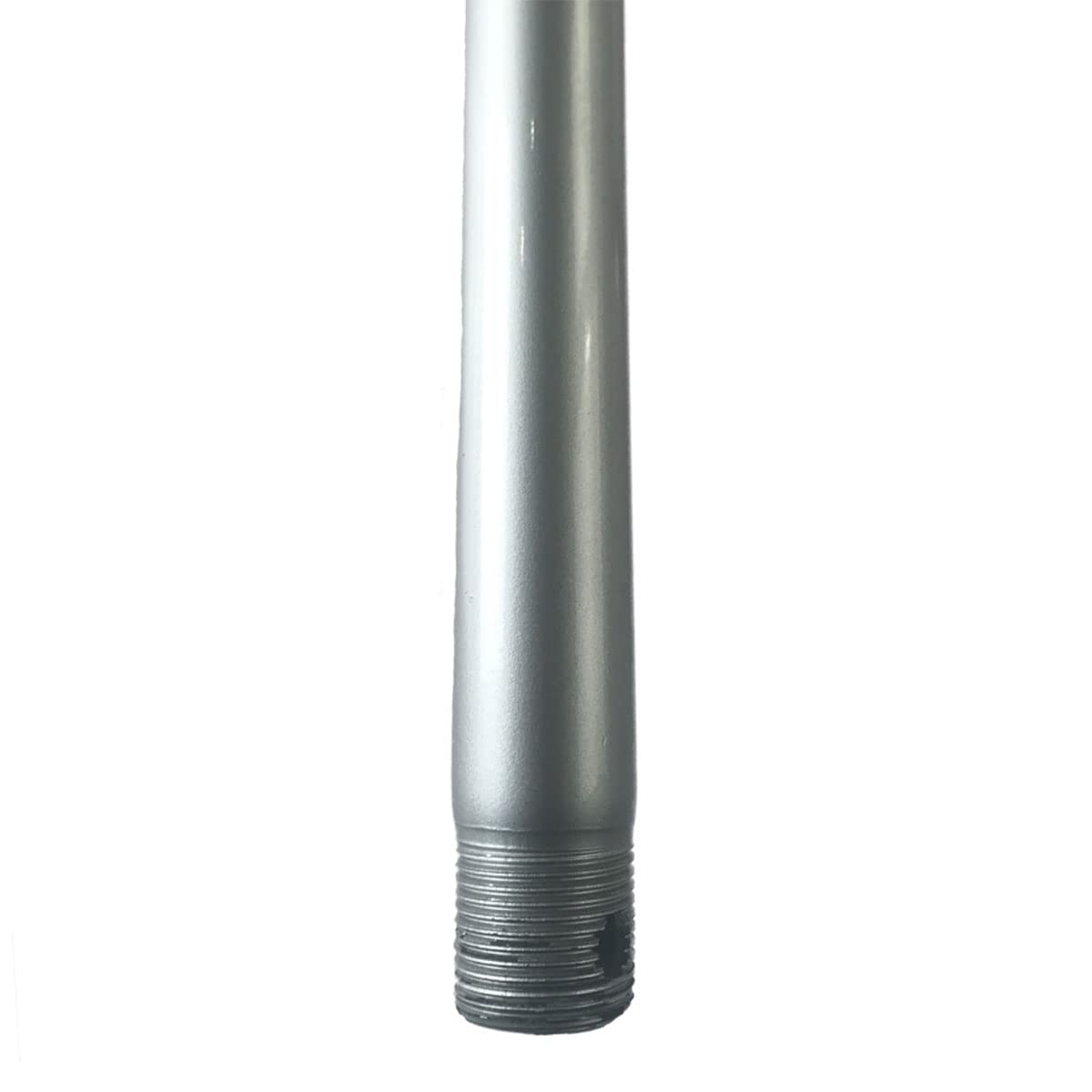 12In Ceiling Fan Extension Downrod In Automotive Silver For Modern Forms Smart Fans
