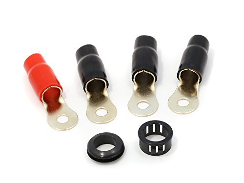 Knukonceptz Kca 1/0 Gauge Complete 2 Channel Subwoofer Amplifier Installation Wiring Kit - Blue