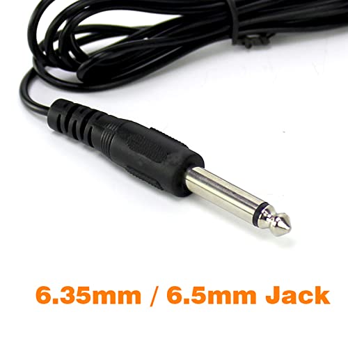 Jxrywf 3.5Mm Screw Lock Stereo 1/8'' To 6.35Mm 1/4'' Jack Guitar Audio Cable Instrument Cord For Sennheiser Wireless Sk Ek 100 3