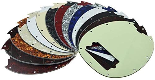 Dopro Bass Pickguard Fit For Musicman Classic 4 String Stingray Bass Models Black Pearl