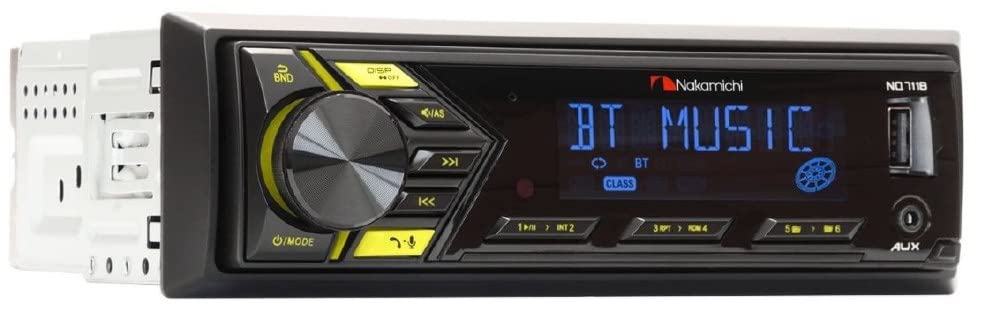 SingleDIN inDash Mechless Digital Media Receiver with Bluetooth(R)