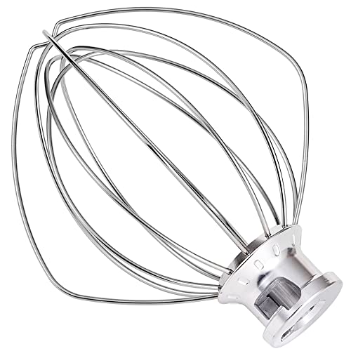 INFIAURO Wire Whip for KitchenAid KSM150 Artisan Stand Mixer - Stainless Steel Whisk Attachment for Tilt-Head Mixers