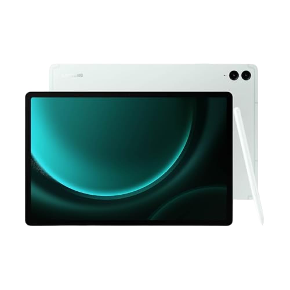 Samsung Galaxy Tab S9 FE+ Plus 12.4 256GB Android Tablet, Long Battery Life, Powerful Processor, S Pen, 8MP Camera, Lightweig