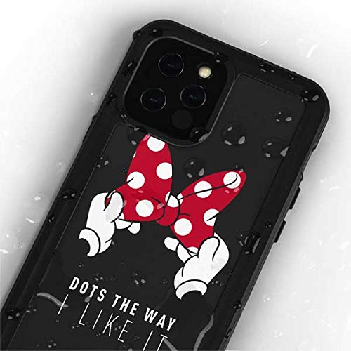 Skinit Waterproof Phone Case Compatible With Iphone 12 Pro Max   Officially Licensed Disney Minnie Mouse Dots The Way Design