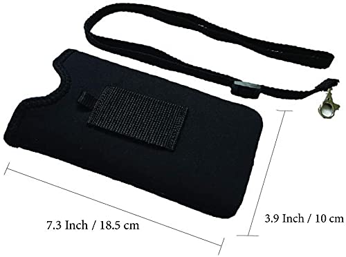Tainada Men Women Neoprene Shockproof Phone Sleeve Pouch Carrying Case With Neck Lanyard, Belt Loop Holster For Iphone 14/13 /12