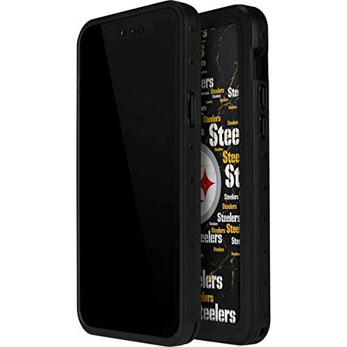Skinit Waterproof Phone Case Compatible With Iphone 12 Pro   Officially Licensed Nfl Pittsburgh Steelers Black Blast Design