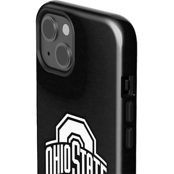 Skinit Impact Phone Case Compatible With Iphone 14 Plus   Officially Licensed Osu Ohio State Black Design